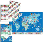 Mosaic Creative Sticker Activity Poster | Flags of The World
