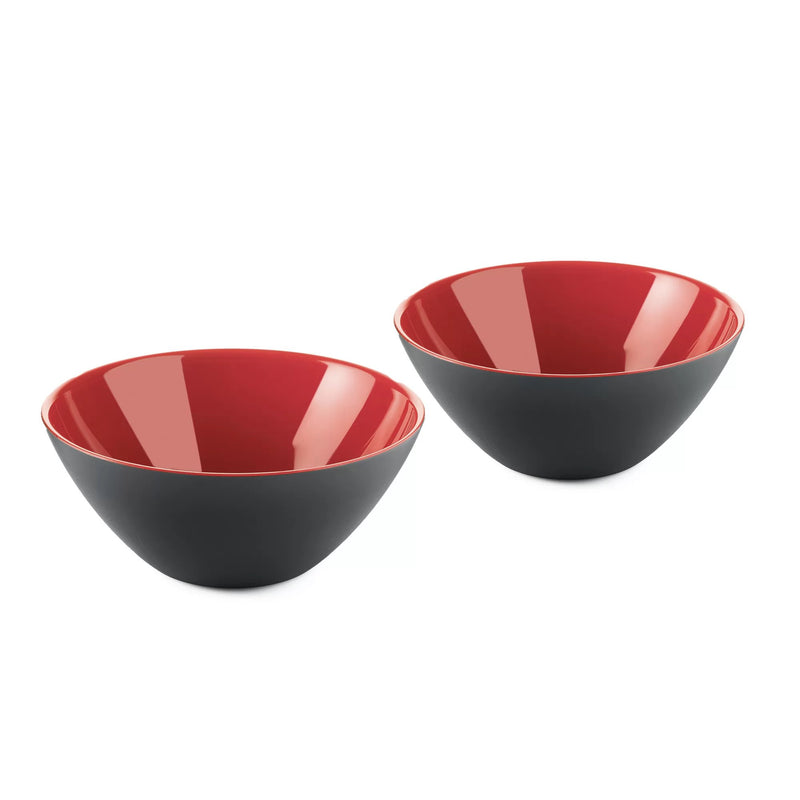 My Fusion Bowl | Black & Red | Set of 2