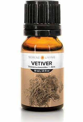 Serene Living Essential Oils 15 ML, Vetiver