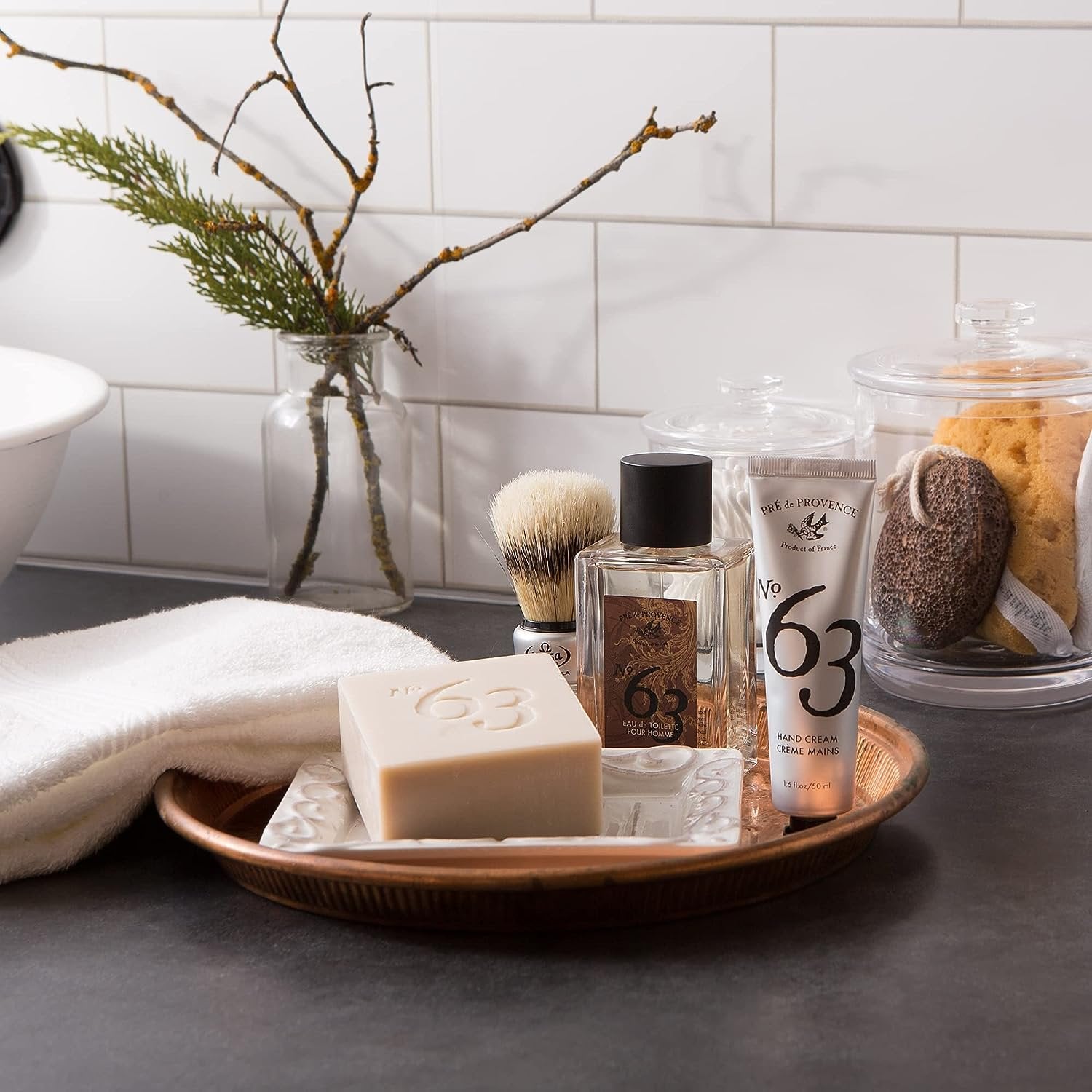 Pré de Provence No.63 — Signature Spicy Amber Fragrance for Men