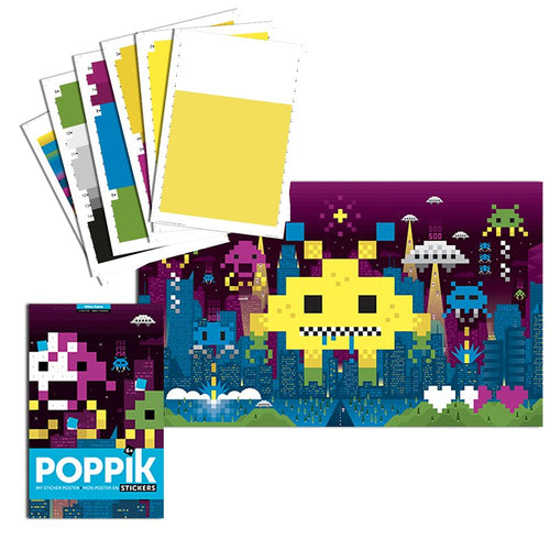 Mosaic Creative Sticker Activity Poster | Pixel Art