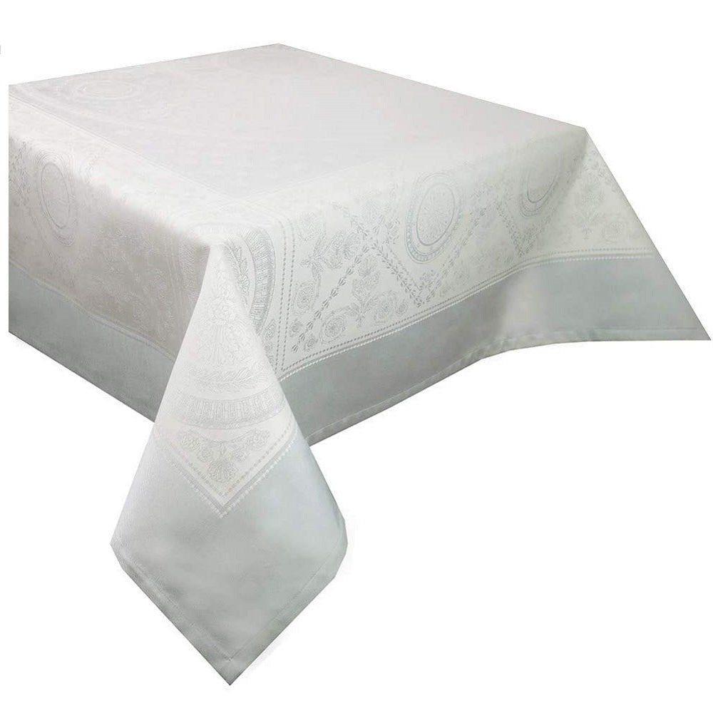 Garnier-Thiebaut Tablecloth Imperatrice Uni Argent 69" x 143" - Home Decors Gifts online | Fragrance, Drinkware, Kitchenware & more - Fina Tavola