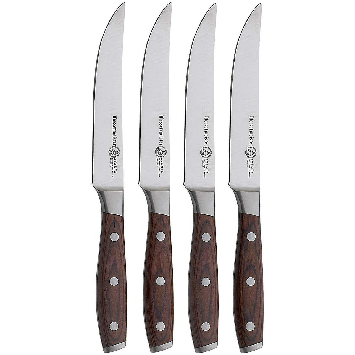 Messermeister Avanta 4-Piece 5 Fine Edge Steak Knife Set, Pakkawood Handle - Home Decors Gifts online | Fragrance, Drinkware, Kitchenware & more - Fina Tavola