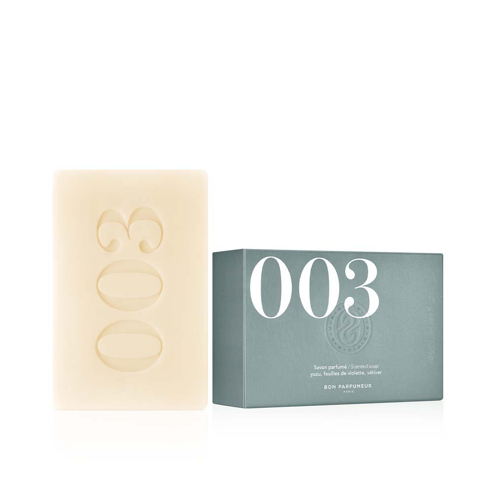 003 Scented Bar Soap | Yuzu, Violet Leaves, Vetiver