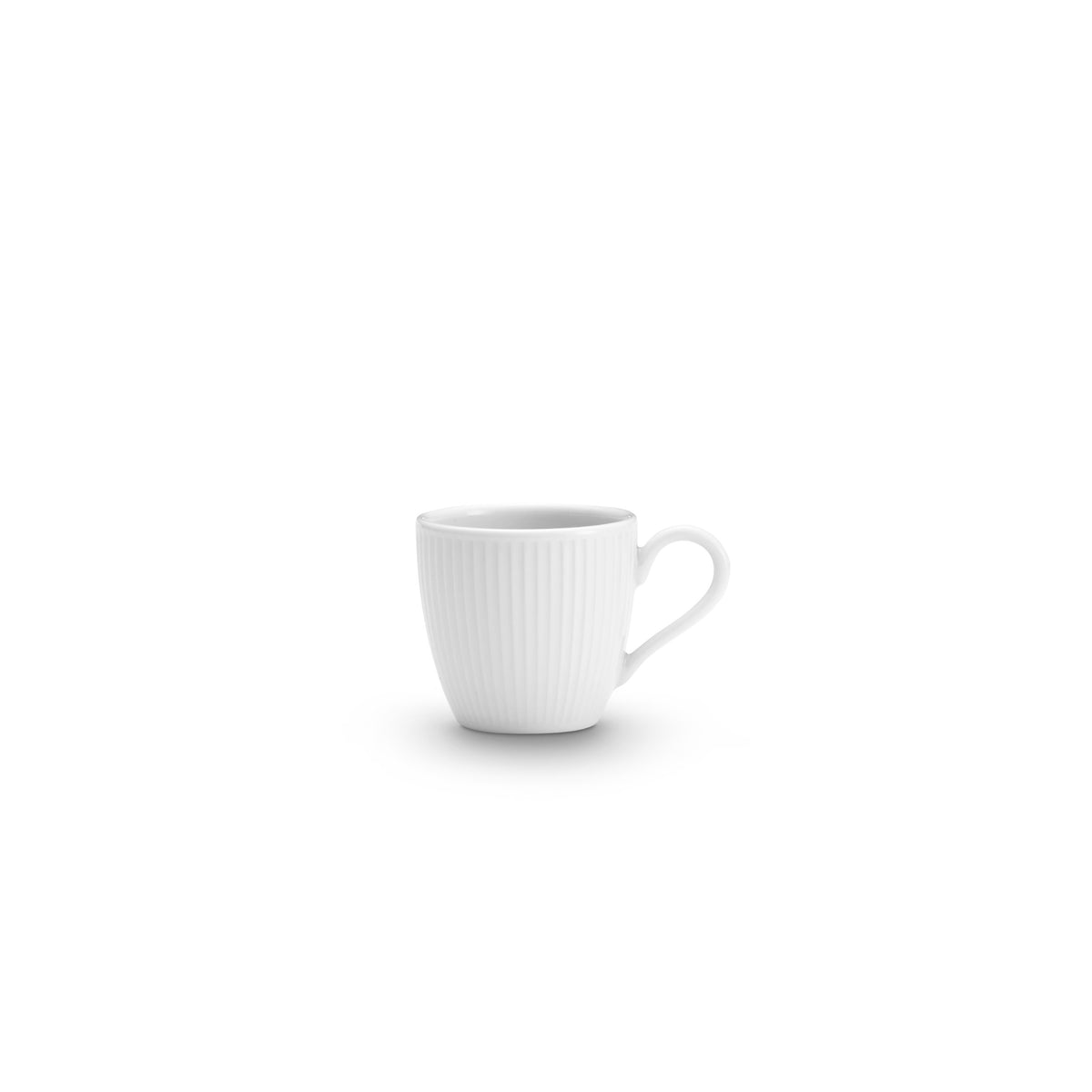 Pillivuyt Plisse White Porcelain Espresso Cup | 3oz.