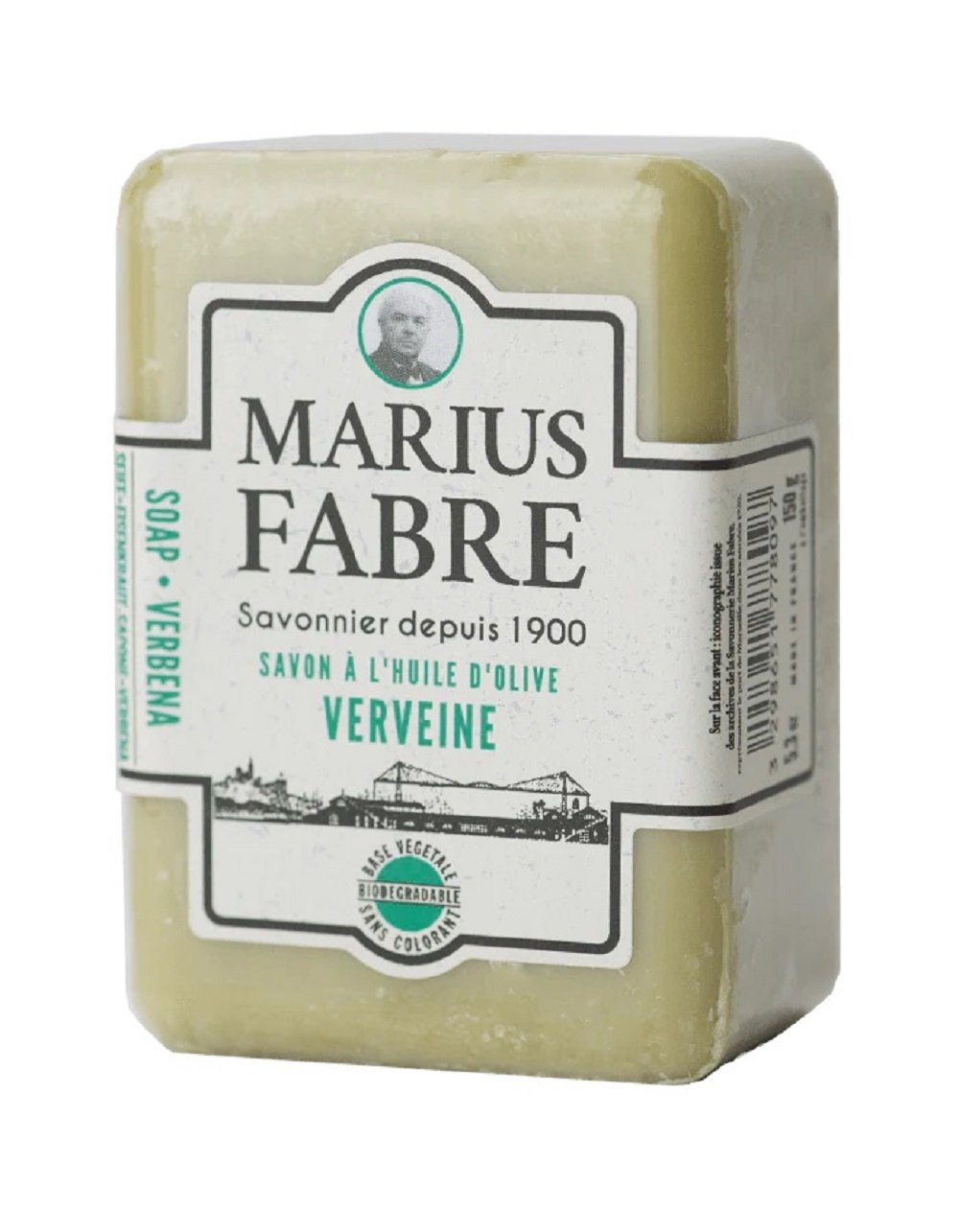 Marseille Bar Soap Verbena No-Palm Oil | Set of 2