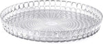 Tiffany Round Serving Tray | Clear
