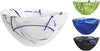Kosta Boda Contrast Glass Bowl White Medium Art Glass