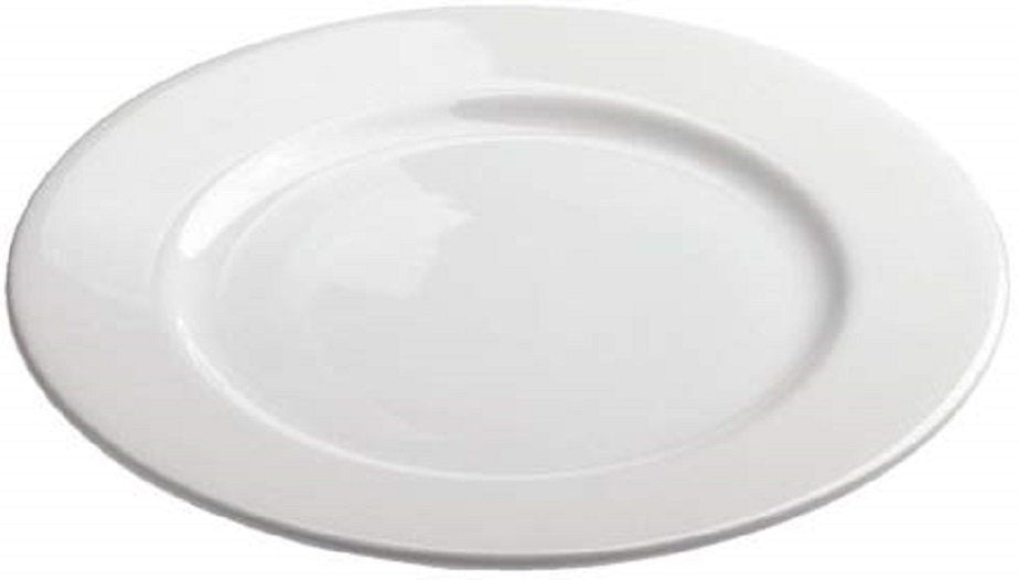 Les Essentiels Dinner Plate in White Porcelain | 11.75" D