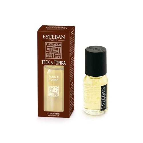 Esteban Paris Teck & Tonka Refresher Oil 15ml - Home Decors Gifts online | Fragrance, Drinkware, Kitchenware & more - Fina Tavola