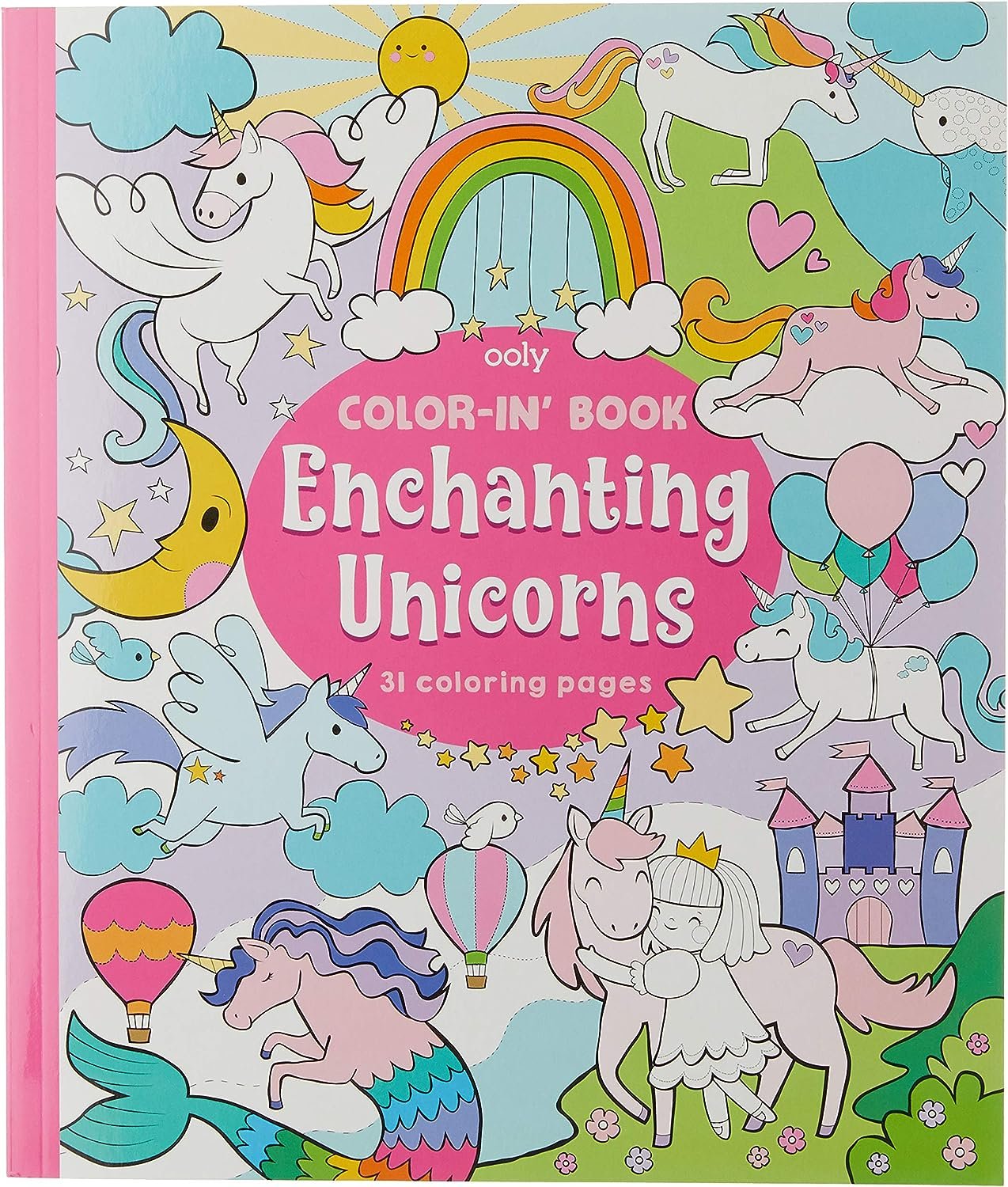 OOLY Color-in Book | Enchanting Unicorn