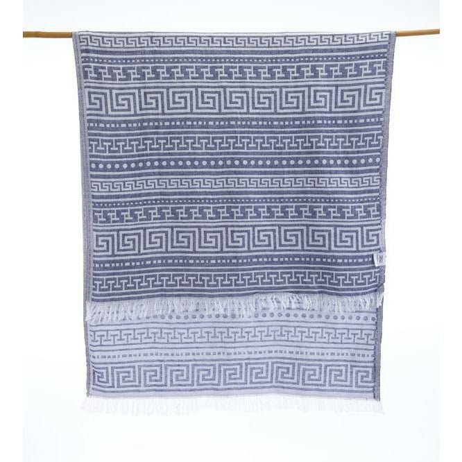 Blue Aztec Turkish Towel - Home Decors Gifts online | Fragrance, Drinkware, Kitchenware & more - Fina Tavola