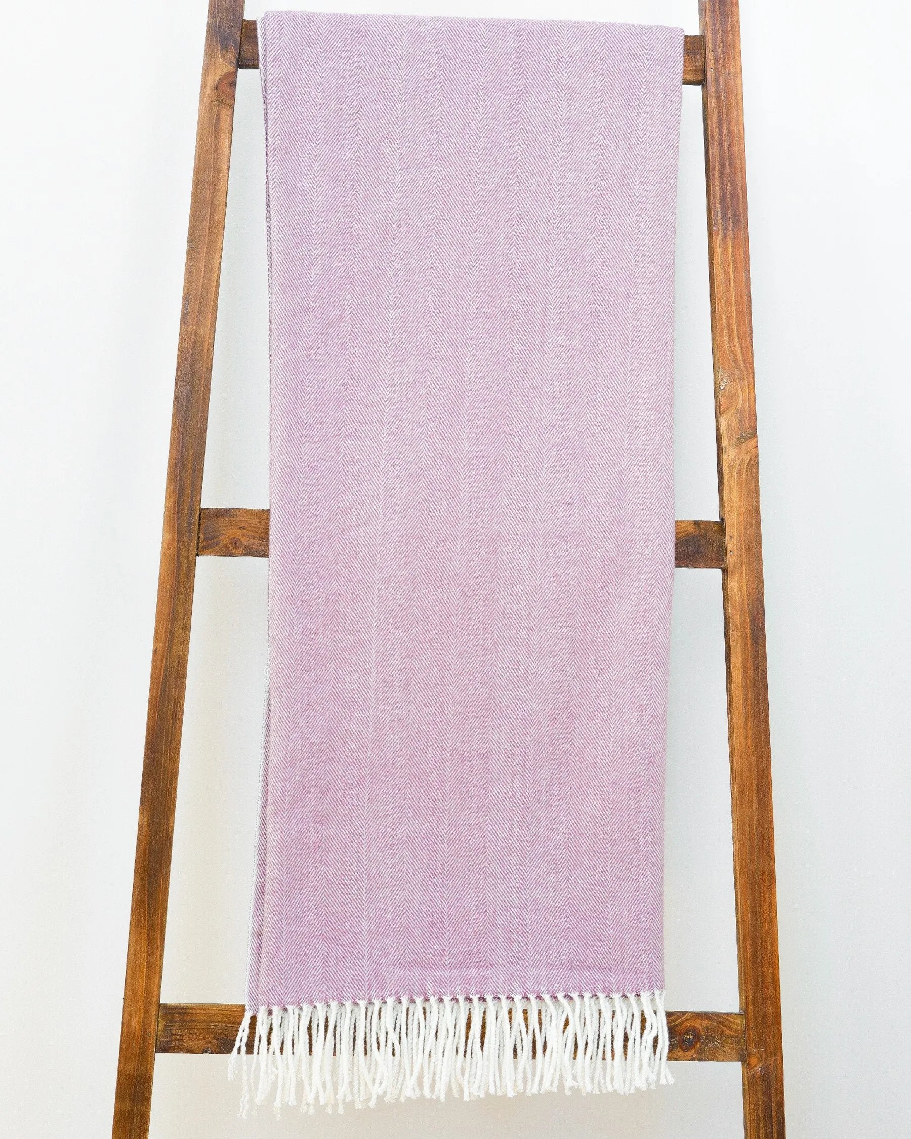 Alashan Cashmere Adirondack Herringbone Throw - Thumbnail 2