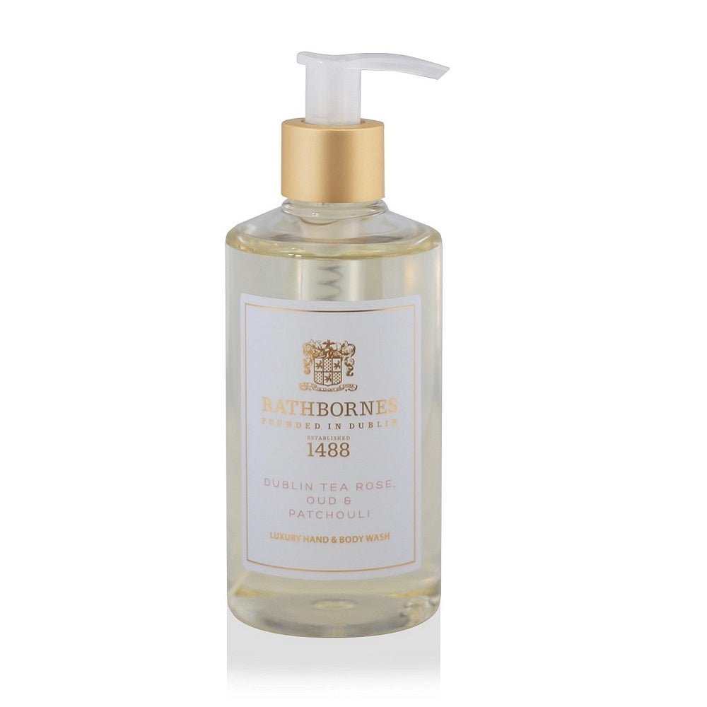 Rathbornes Liquid soap Dublin Tea Rose, Oud and Patchouli - Home Decors Gifts online | Fragrance, Drinkware, Kitchenware & more - Fina Tavola