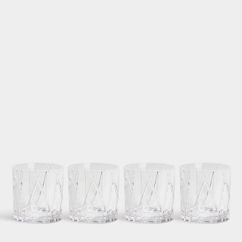 Orrefors City Double Old Fashioned Whisky Glass | Set of 4