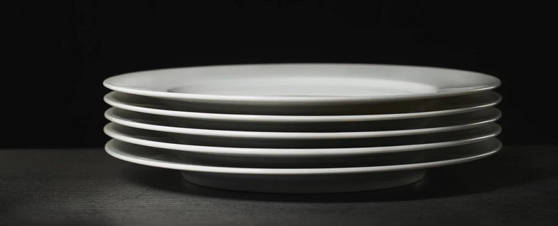 Les Essentiels White Dinner Plate Porcelain | 9.75" D