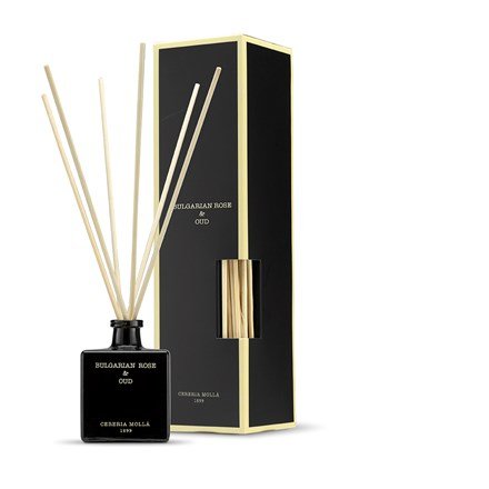 Cereria Molla Bulgarian Rose & Oud Reed Reed Diffuser 100ml