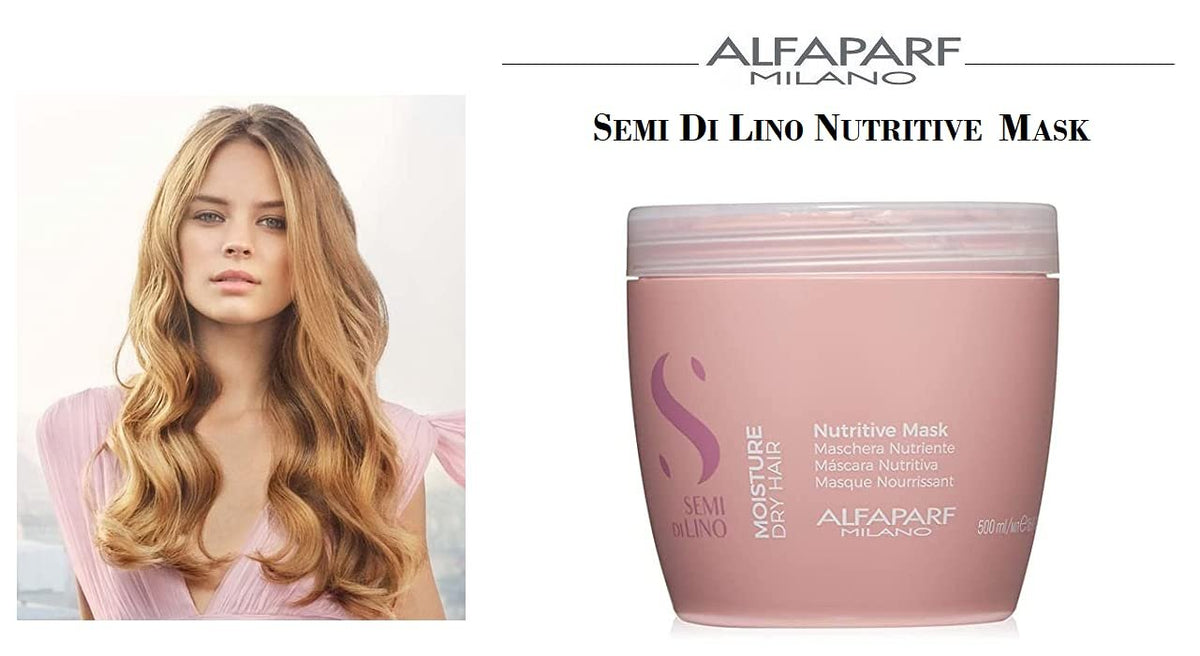 Alfaparf Milano Mask Semi Di Lino Moisture Nutritive Mask | For Dry Hair