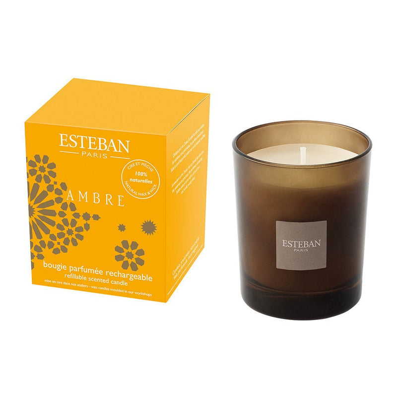 Esteban Ambre Scented Candle 170gm - Home Decors Gifts online | Fragrance, Drinkware, Kitchenware & more - Fina Tavola