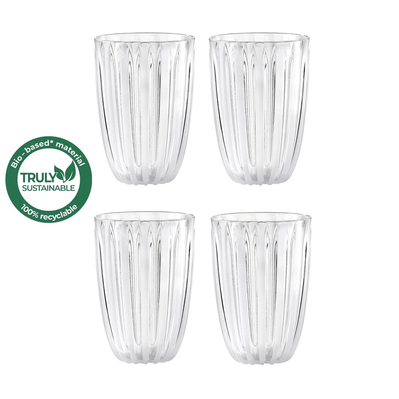 Dolcevita Outdoor Tumblers | Set of 4 | Mother of Pearl