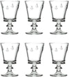La Rochere Bee Wine Glass Set of 6 Goblet 8-Ounce