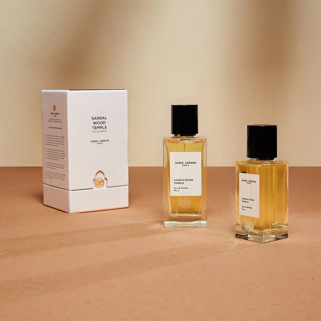 Sana Jardin Sandalwood Temple Eau de Parfum | Woody, Warm & Earthy