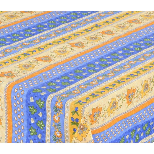 Monaco Blue Coated  Cotton Tablecloth 52” x 72” - Home Decors Gifts online | Fragrance, Drinkware, Kitchenware & more - Fina Tavola