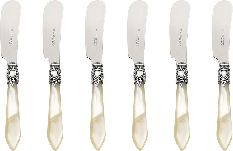 Oxford Antique Butter & Cheese Spreaders in Ivory | Set of 6