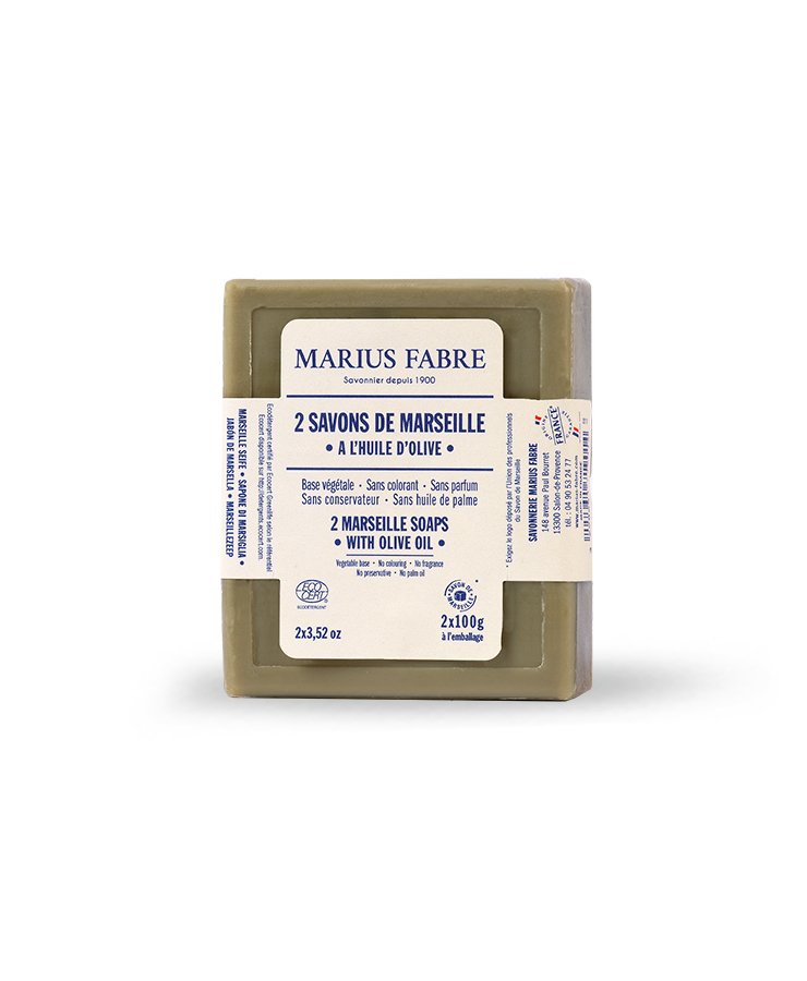 Marseille Bar Soap with Olive Oil Extra Pure All Skin | Set of 2