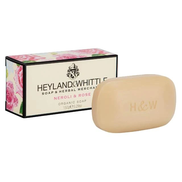 Heyland & Whittle Organic Neroli & Rose Soap Bar | Set of 2