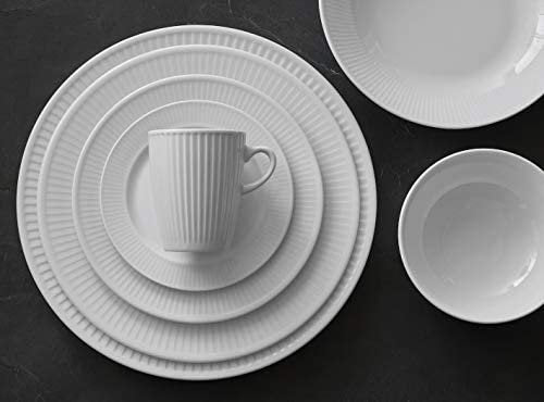 Pillivuyt Plisse White Porcelain Salad Plate | 6.5"