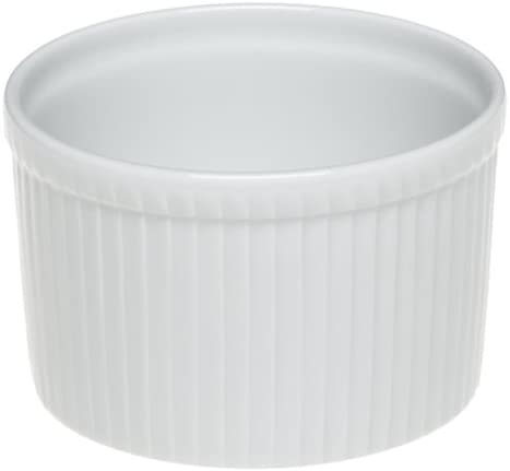 Pillivuyt Porcelain Classic Pleated Deep Souffle Dish | 2.25 Quart