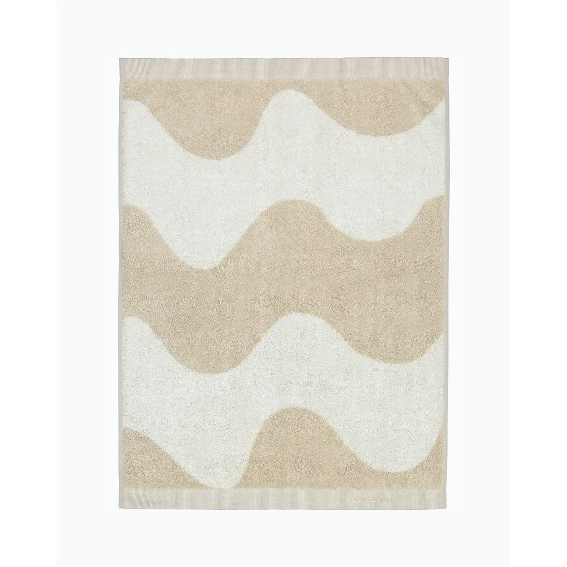 Marimekko Lokki Hand Towel | Beige & White