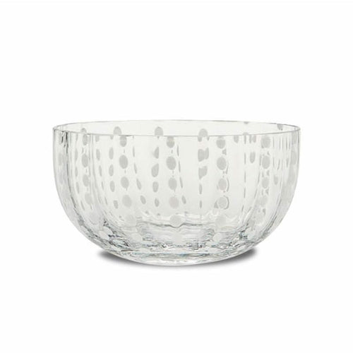 Zafferano Small Glass Bowls Perle Clear (Set of 6) - Home Decors Gifts online | Fragrance, Drinkware, Kitchenware & more - Fina Tavola