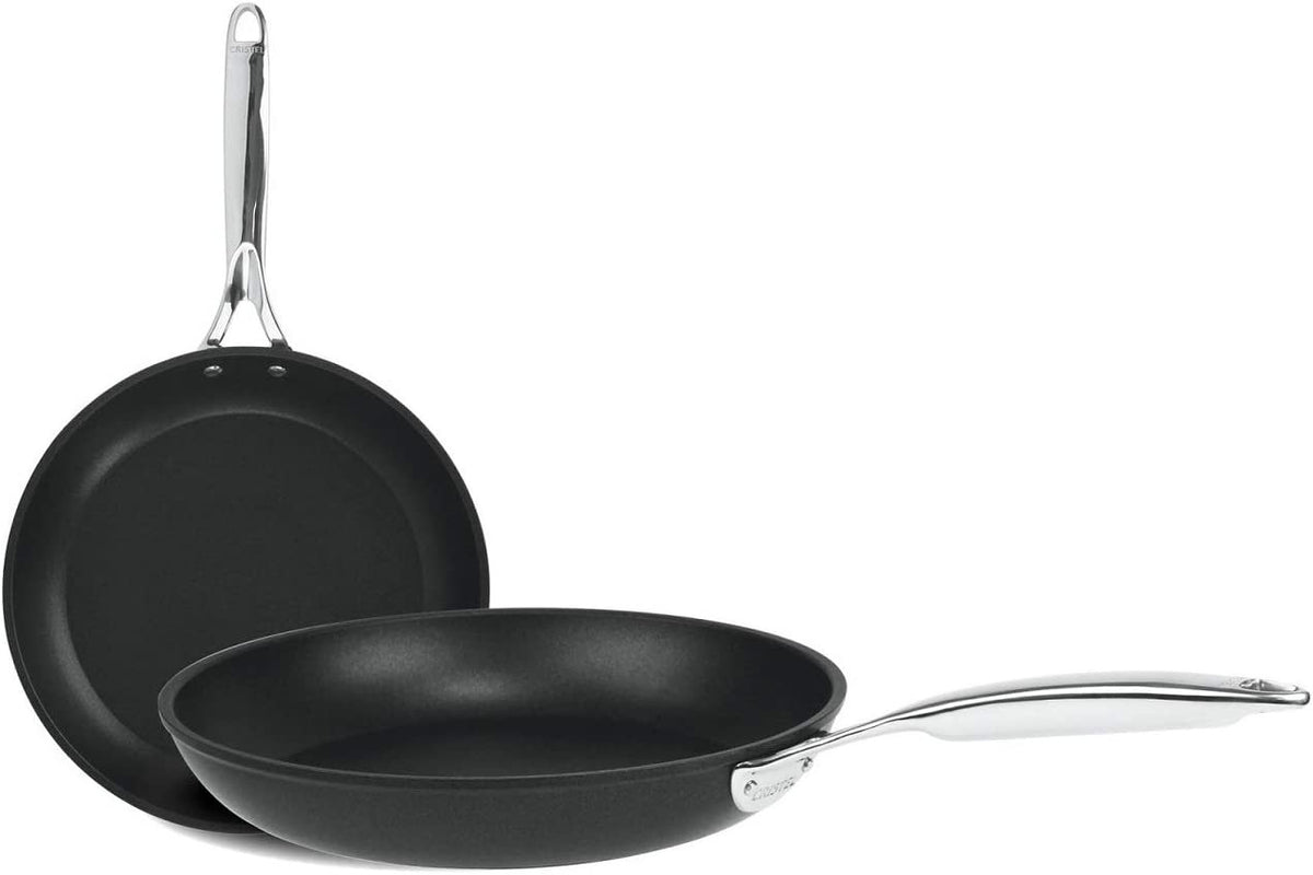 Cristel Castel Pro Ultralu Non-Stick 8" and 9.5" Frying Pans | Set of 2