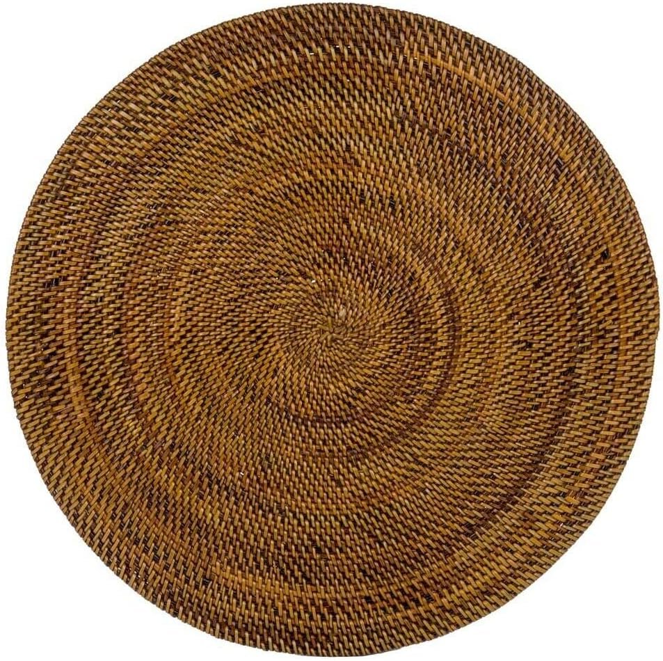 Artisan Woven Round Luxury Placemats | Set of 4