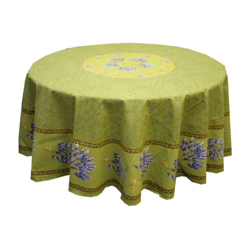 Lavender Green Coated Tablecloth (sizes available) - Home Decors Gifts online | Fragrance, Drinkware, Kitchenware & more - Fina Tavola