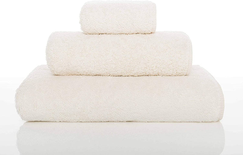 Graccioza Long Double Loop Towels 100% Egyptian Cotton 700 GSM - Elegant, Soft Body and Face Towel Bath Linens Made in Portugal