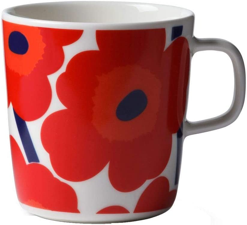 Oiva Unikko Large Mug | Red | 13.5oz