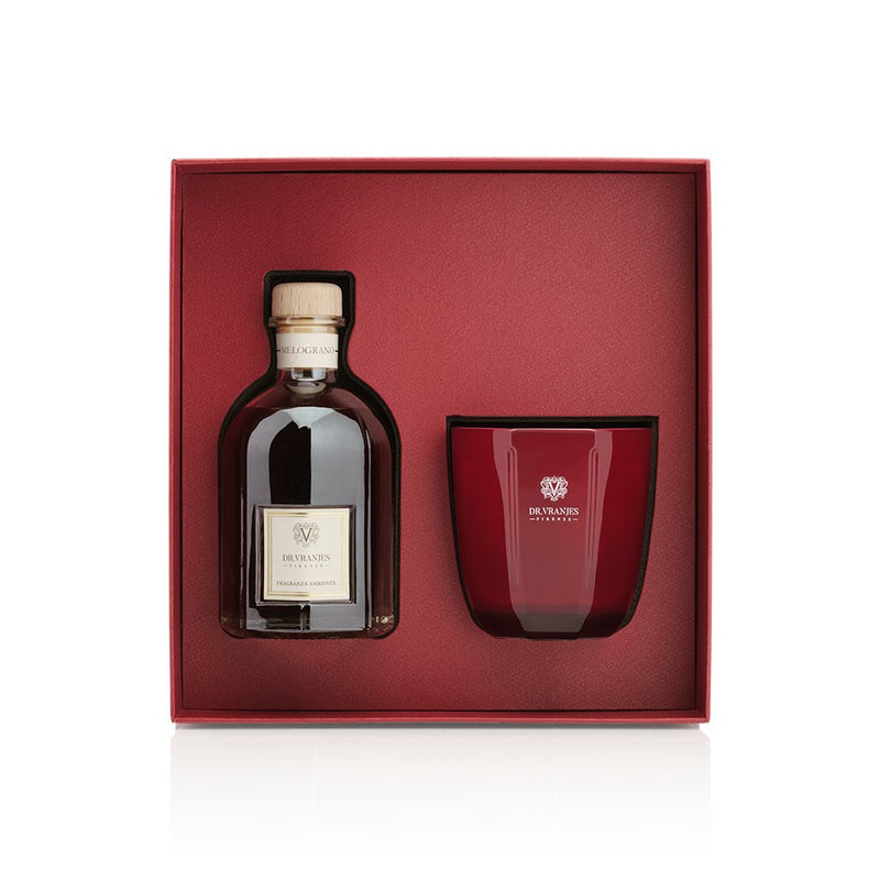 Reed Diffuser & Scented Candle Gift Set | Melograno 250ml