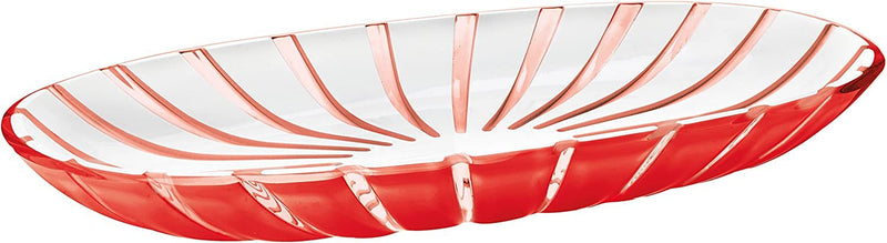 Grace Centerpiece Serving Tray | Red | 14.9"