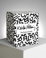 Keith Haring White & Black Scented Candle by Ligne Blanche 140g