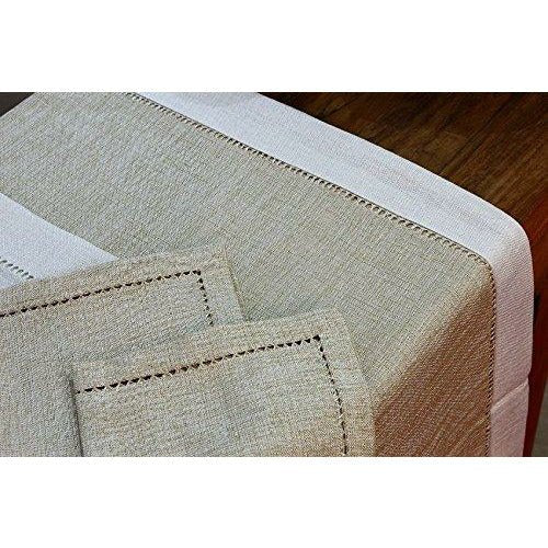 S. Jaeger Nature Tablecloth Sable-Beige 67" Square - Home Decors Gifts online | Fragrance, Drinkware, Kitchenware & more - Fina Tavola