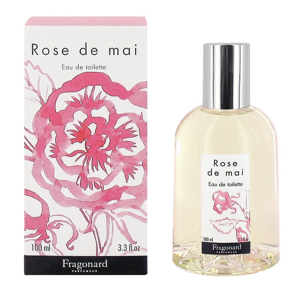 Fragonard Rose de Mai Eau de Toilette French Fragrance