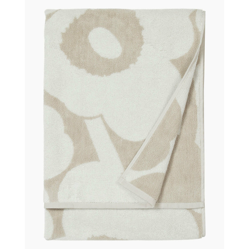 Marimekko Unikko Towel | Beige & White