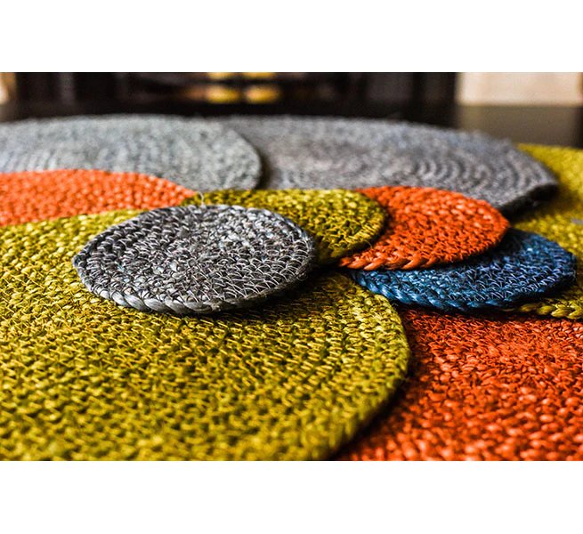 Silky Jute Round Placemat - Thumbnail 3