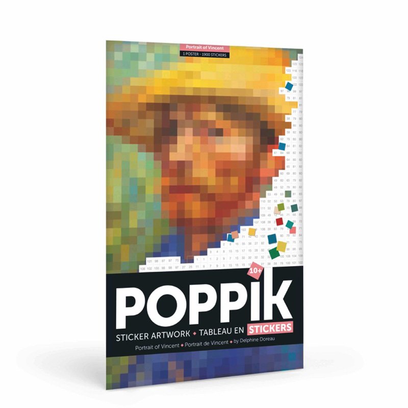 Mosaic Creative Sticker Activity Poster | Portrait Vincent Van Gogh