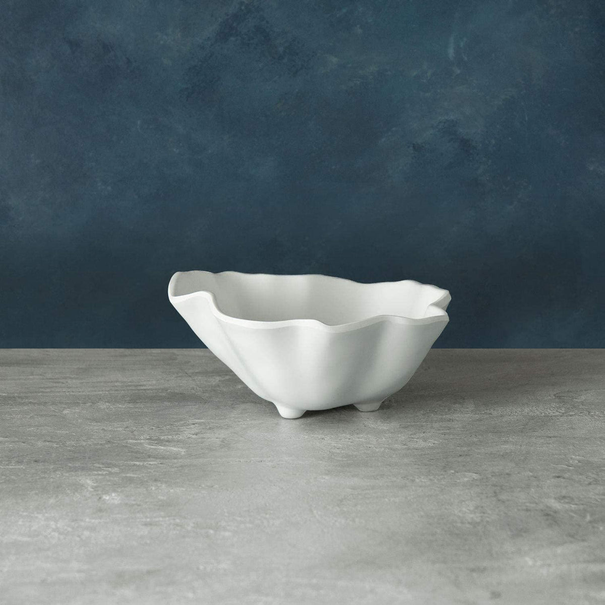 VIDA Nube Small Bowl in White Melamine | 7.5"D