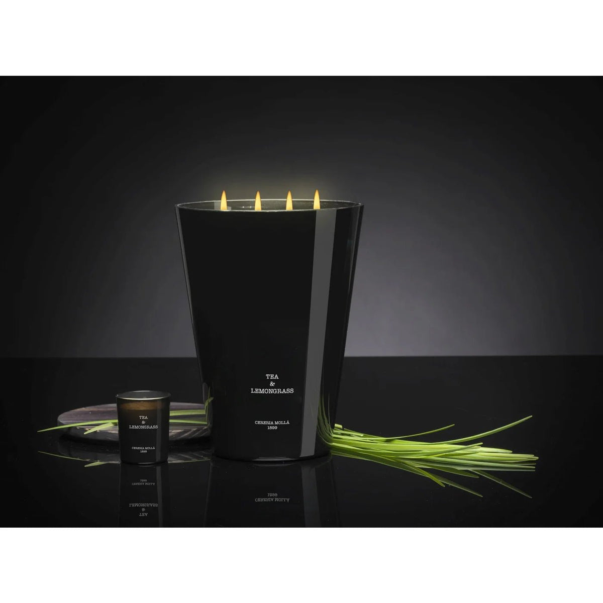 Cereria Molla Tea & Lemongrass Scented Candle 4 Wick XXL | 123oz