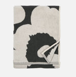 Marimekko Unikko Hand Towel | Charcoal & Off White